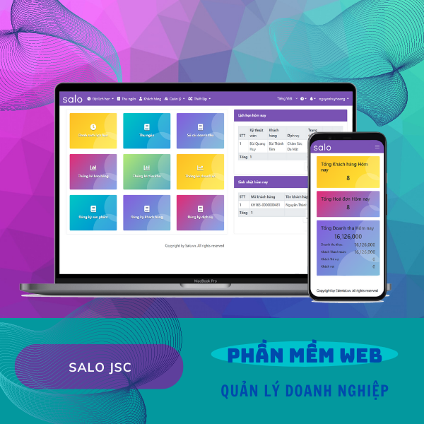 WebAPP Salo JSC quản lý doanh nghiệp